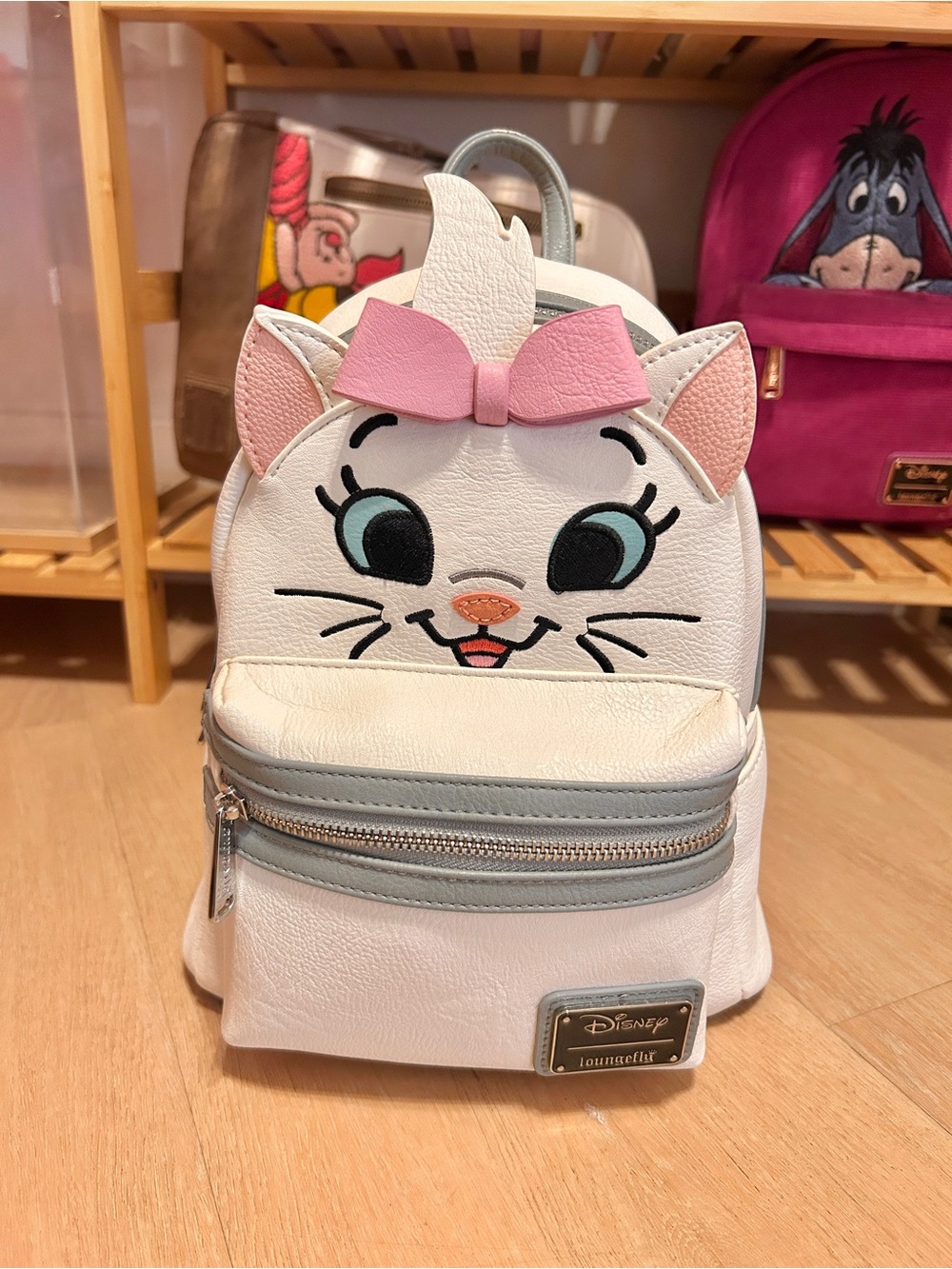 Rare Disney Loungefly Marie Mini Backpack — NWT
